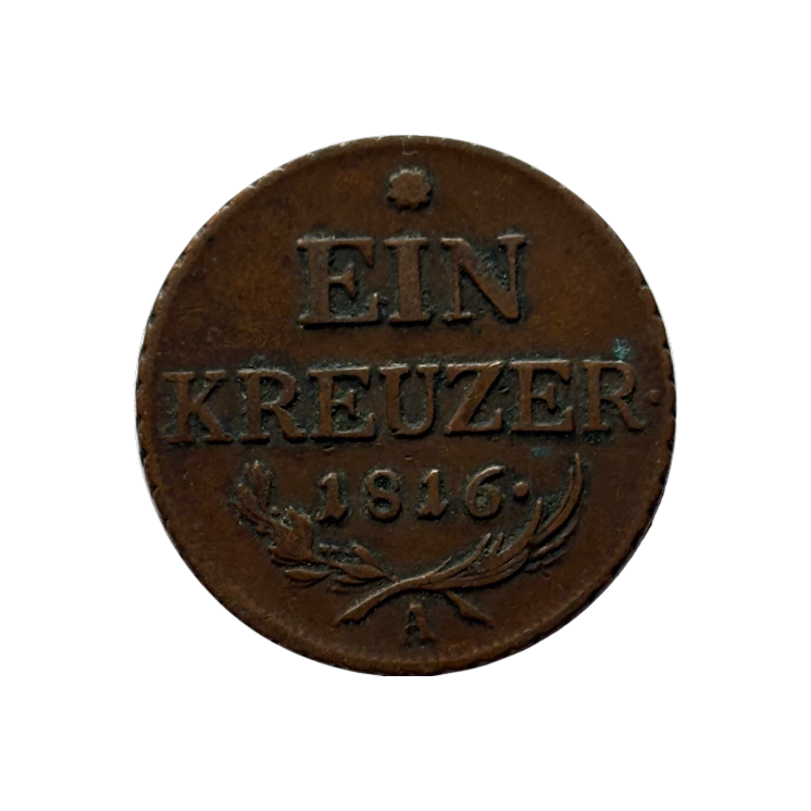 1 Kreuzer 1816 Autriche