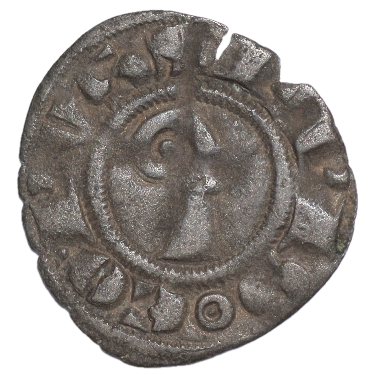 France - Languedoc, Evêché de Viviers (1177-1306), Denier à la crosse