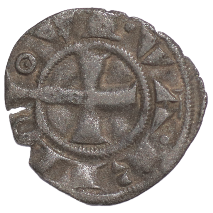 France - Languedoc, Evêché de Viviers (1177-1306), Denier à la crosse