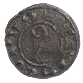 France - Languedoc, Evêché de Viviers (1177-1306), Denier à la crosse