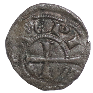 France - Languedoc, Evêché de Viviers, Aldebert de Peyre (1285-1305), Denier à la crosse