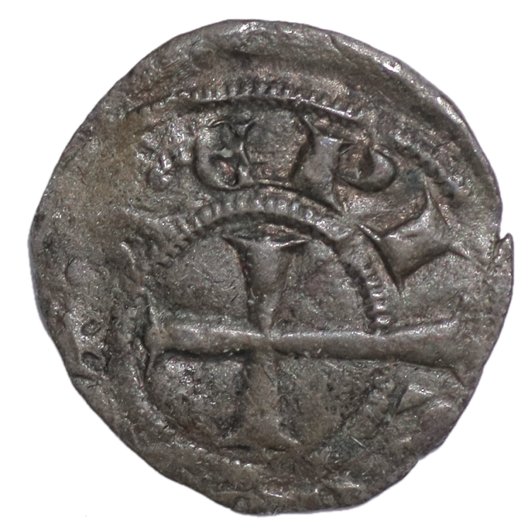 France - Languedoc, Evêché de Viviers, Aldebert de Peyre (1285-1305), Denier à la crosse