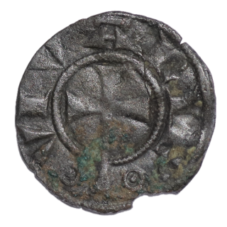 France - Languedoc, Evêché de Viviers (1177-1306), Denier à la crosse