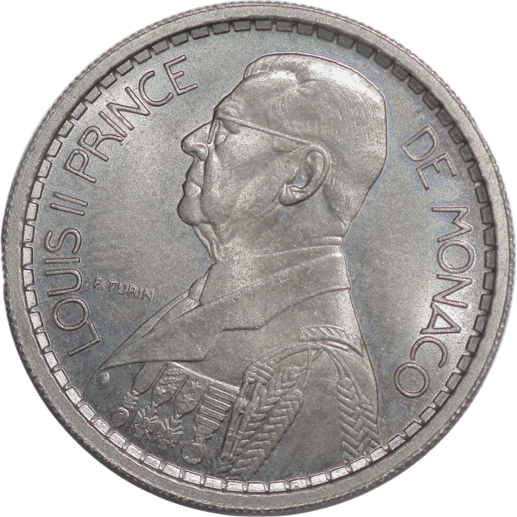 Monaco - Louis II, Essai, 10 Francs, 1945