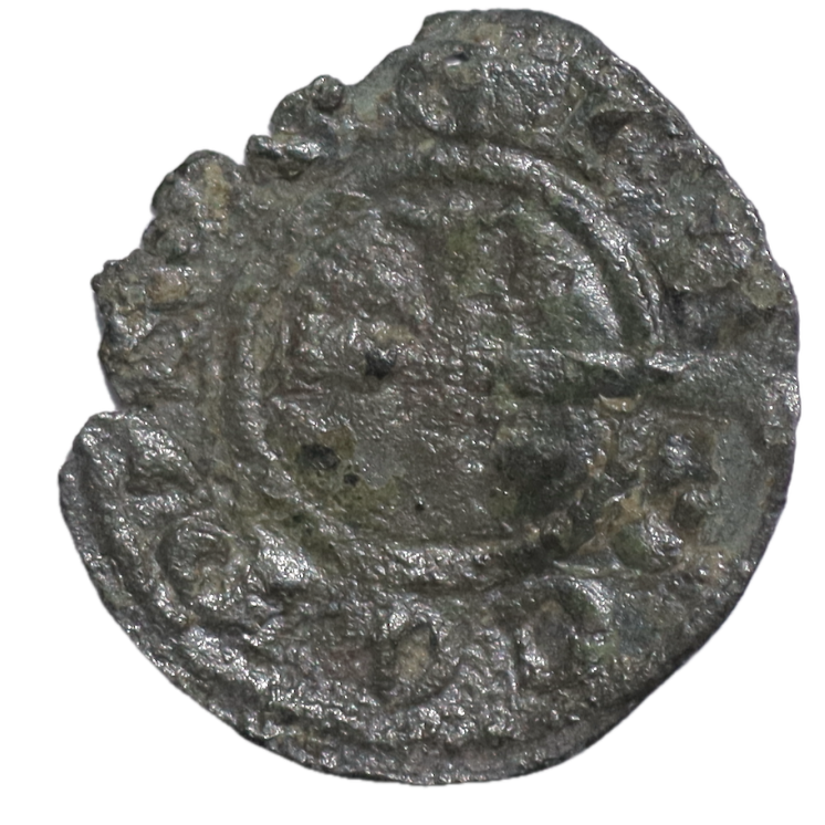 France - Languedoc, Evêché de Viviers (1177-1306), Denier à la crosse