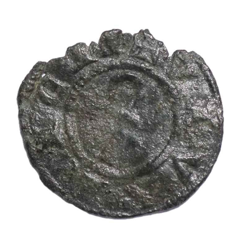 France - Languedoc, Evêché de Viviers (1177-1306), Denier à la crosse