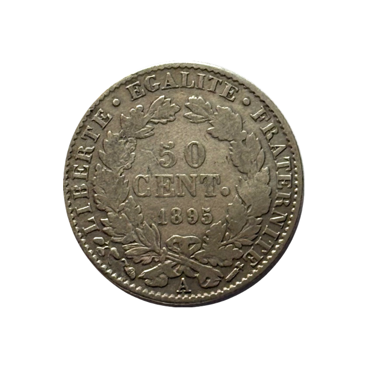 50 Centimes Cérès 1895 A IIIème République