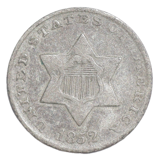Etats-Unis - 3 cent, 1852