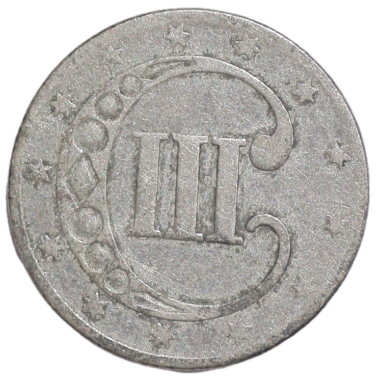 Etats-Unis - 3 cent, 1852
