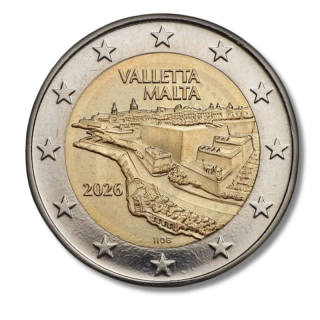2026 - Malte 2€ La Valette, UNC