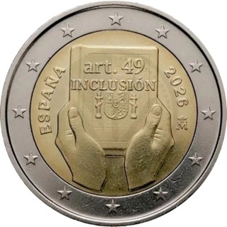 2026 - Espagne 2€ Article 49, UNC