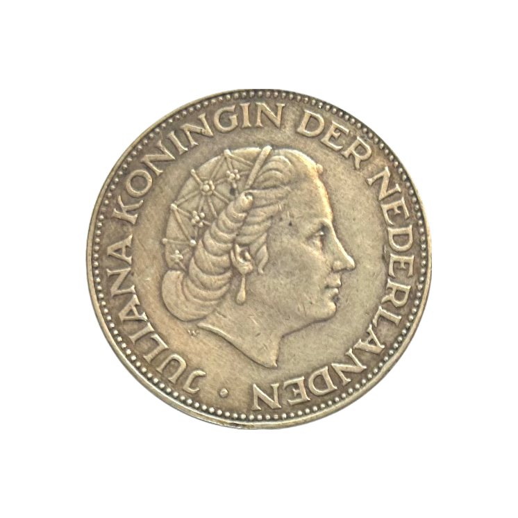 2 1/2 Gulden 1959 Pays Bas Juliana