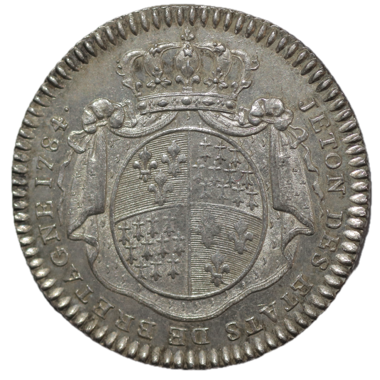 France - Jeton des Etats de Bretagne, 1784, Louis XVI