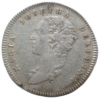 France - Jeton, 1748, Royal Maria Josepha Delphina, Maison de Madame la Dauphine