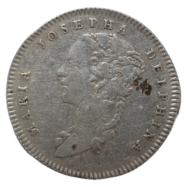 France - Jeton, 1748, Royal Maria Josepha Delphina, Maison de Madame la Dauphine