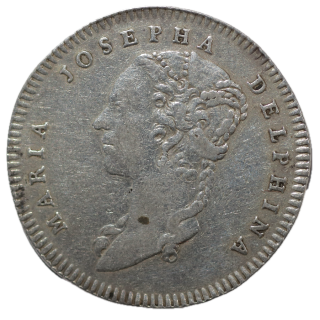 France - Jeton, 1748, Royal Maria Josepha Delphina, Maison de Madame la Dauphine