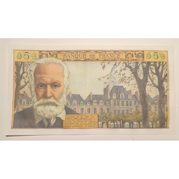 Billet de 5NF, E.2-2-1961.E (U47)