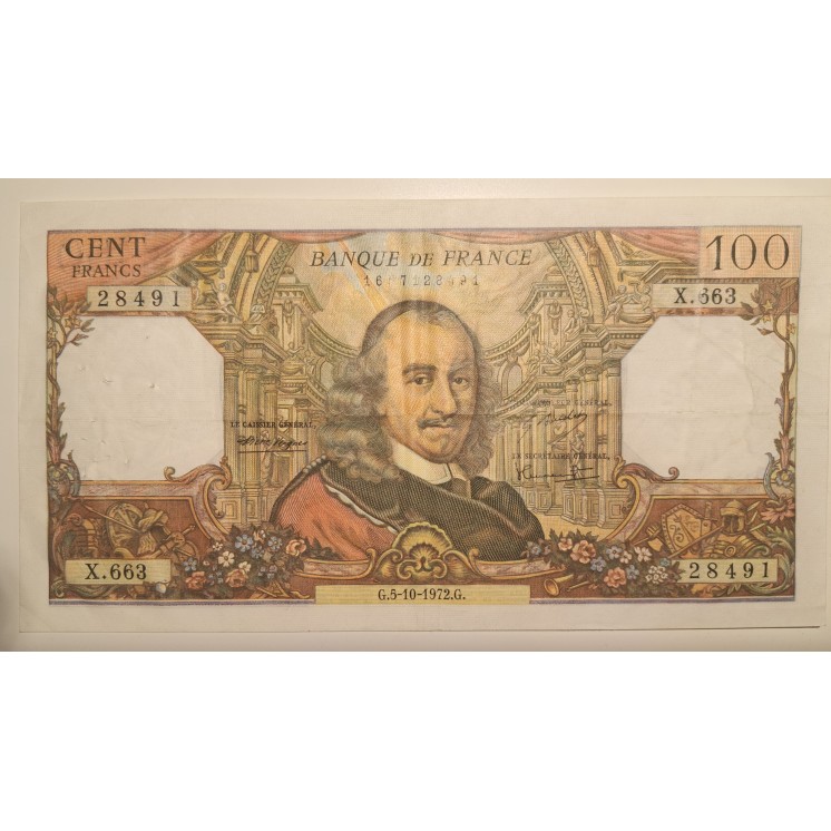 Billet de 100 Francs "Corneille", G.5-10-1972.G (X663)