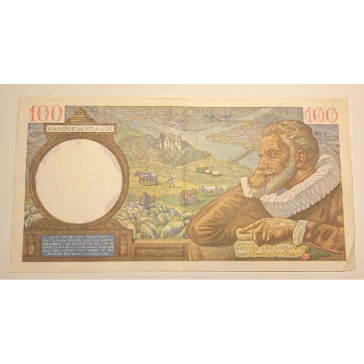 Billet de 100 Francs, ED.5-12-1940.ED (V.16876)