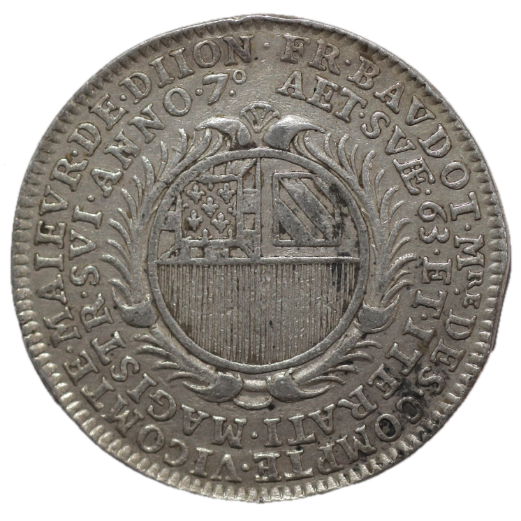France - Jeton, François Baudot, Maire de Dijon, 1701