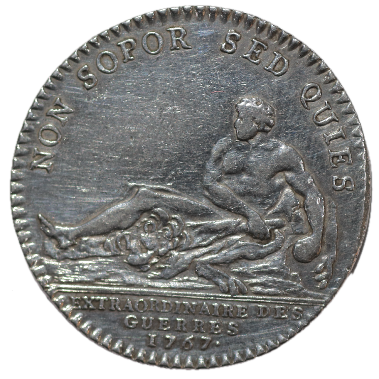 France - Jeton Extraordinaire des Guerres, 1767, Louis XVI