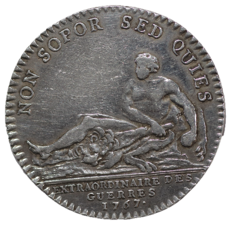 France - Jeton Extraordinaire des Guerres, 1767, Louis XV