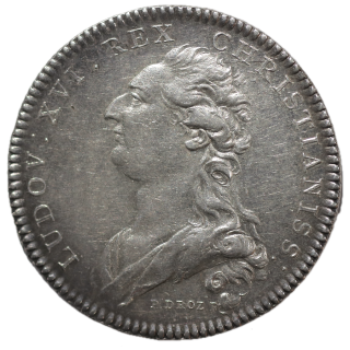 France - Jeton, Tours, Mairie de Benoist de la Grandière, 1785, Louis XVI