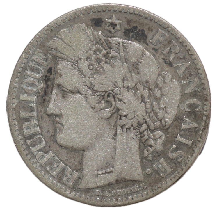 France - IIIe République (1870-1940), 2 Francs, 1870, A (Paris)