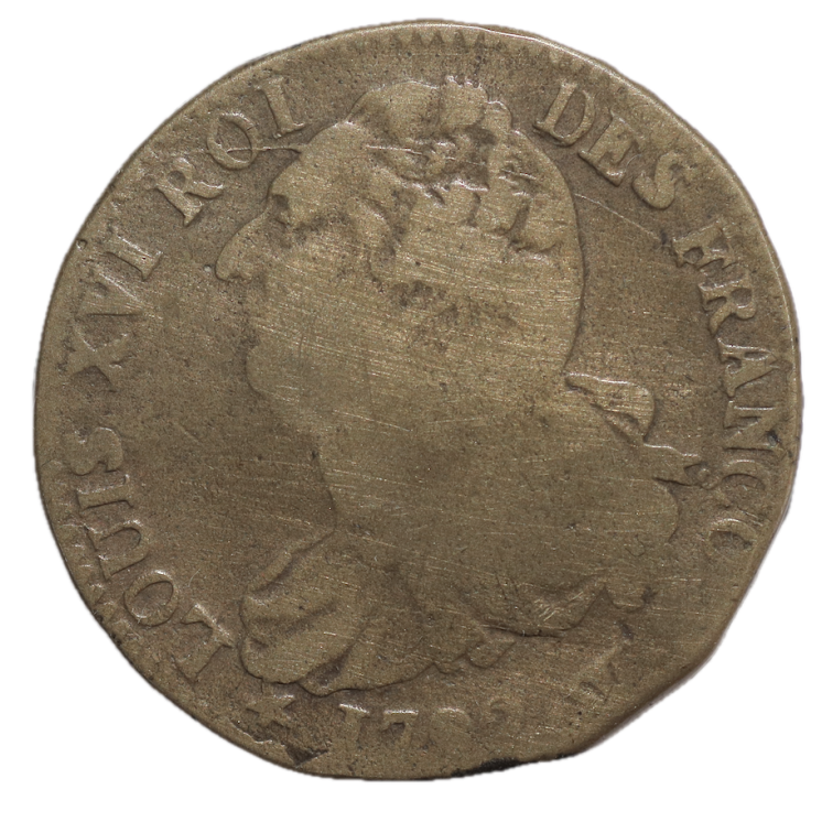 France - Louis XVI (1774-1793), 2 sol, An 4 (1792), W (Lille)