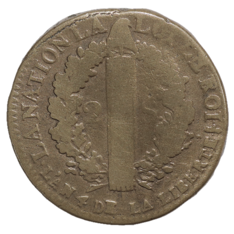 France - Louis XVI (1774-1793), 2 sol, An 4 (1792), W (Lille)