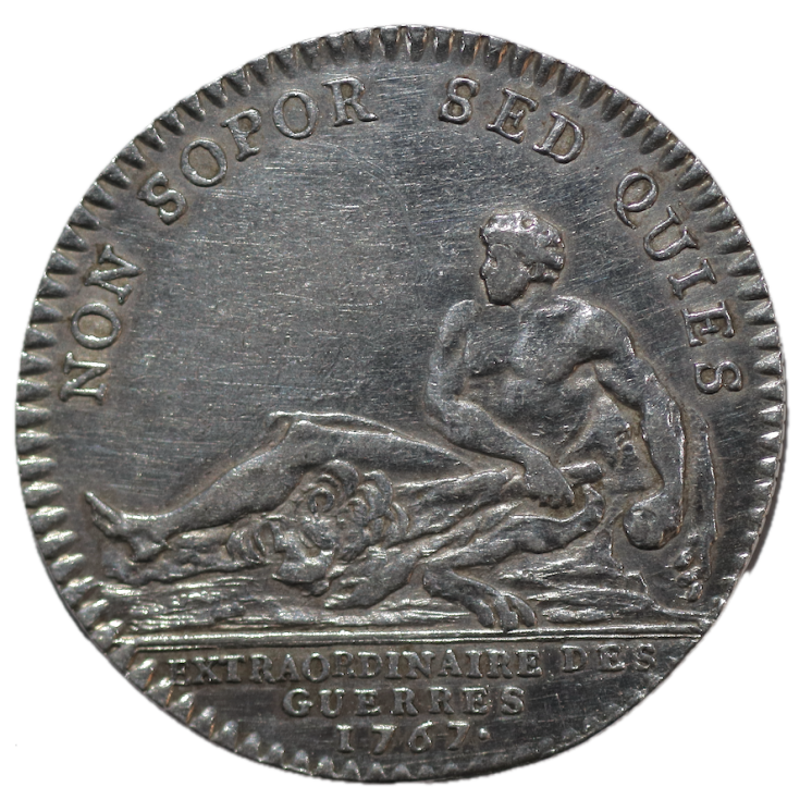 France - Jeton Extraordinaire des Guerres, 1767, Louis XV