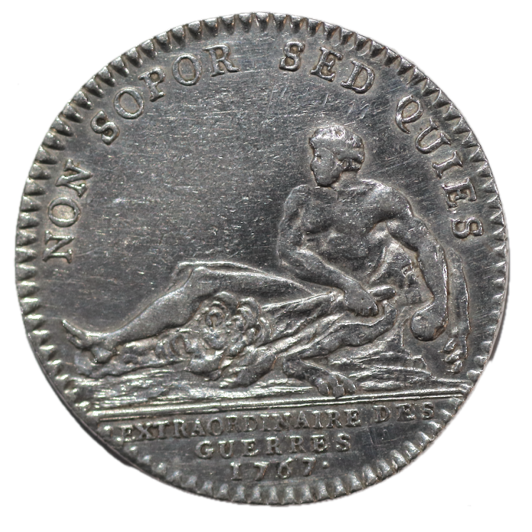 France - Jeton Extraordinaire des Guerres, 1767, Louis XV