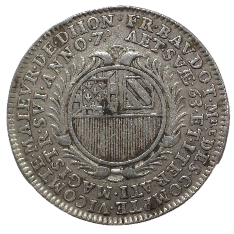 France - Jeton, François Baudot Maire de Dijon, 1701