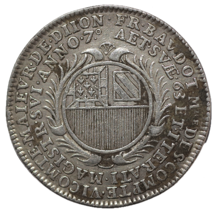 France - Jeton, François Baudot Maire de Dijon, 1701