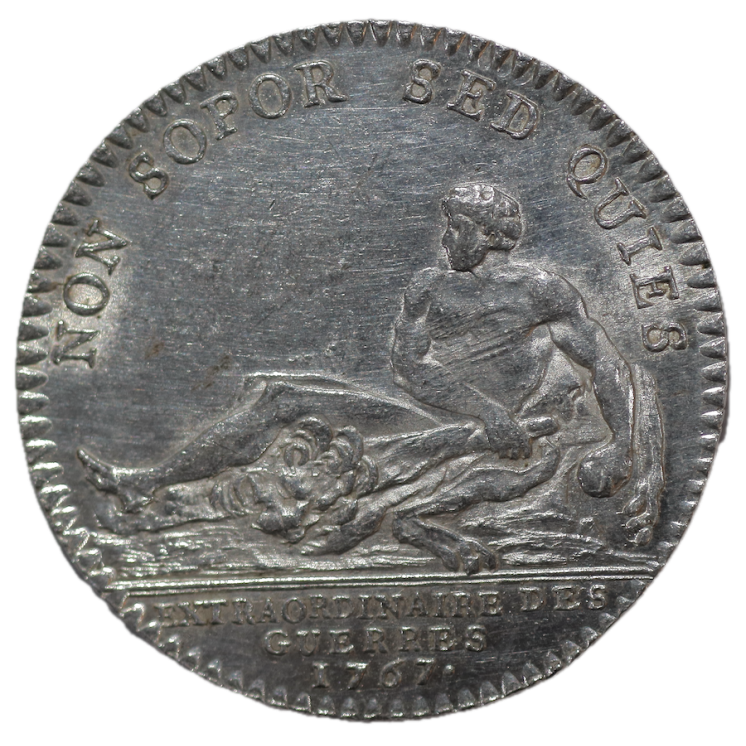 France - Jeton Extraordinaire des Guerres, 1767, Louis XV