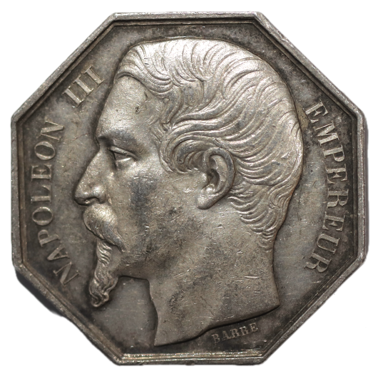 France - Jeton, Napoléon III, Compagnie des Notaires de Paris