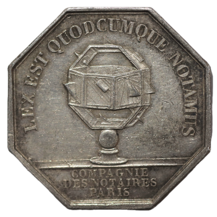 France - Jeton, Napoléon III, Compagnie des Notaires de Paris