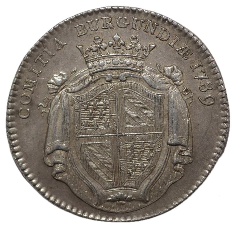 France - Jeton du Comte de Bourgogne, Louis XVI, 1789