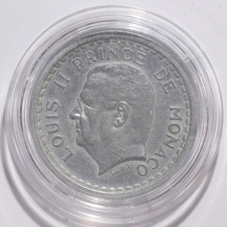 Monaco - Louis II, 1 Franc, 1943