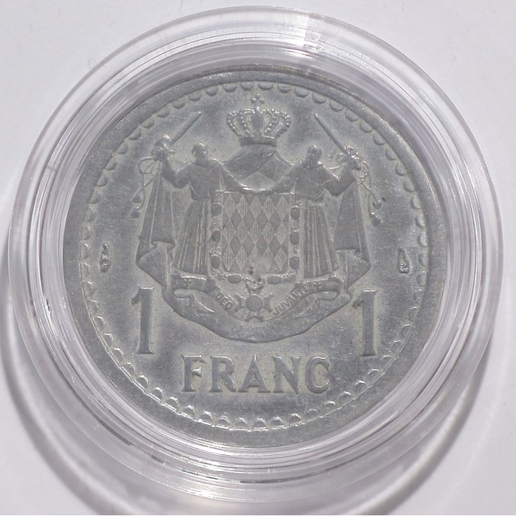 Monaco - Louis II, 1 Franc, 1943