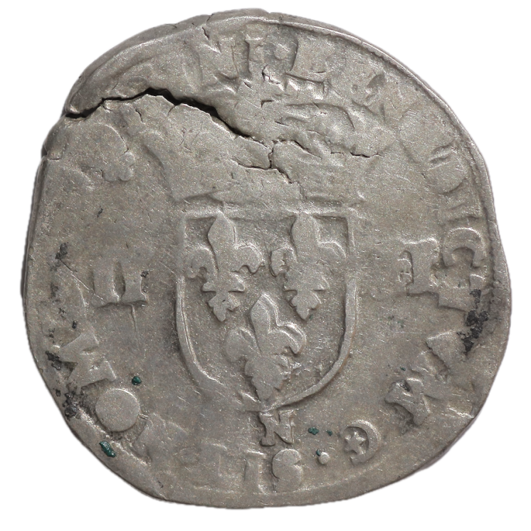 Henri IV (1589-1610), 1/4 d'Ecu, N (Montpellier)