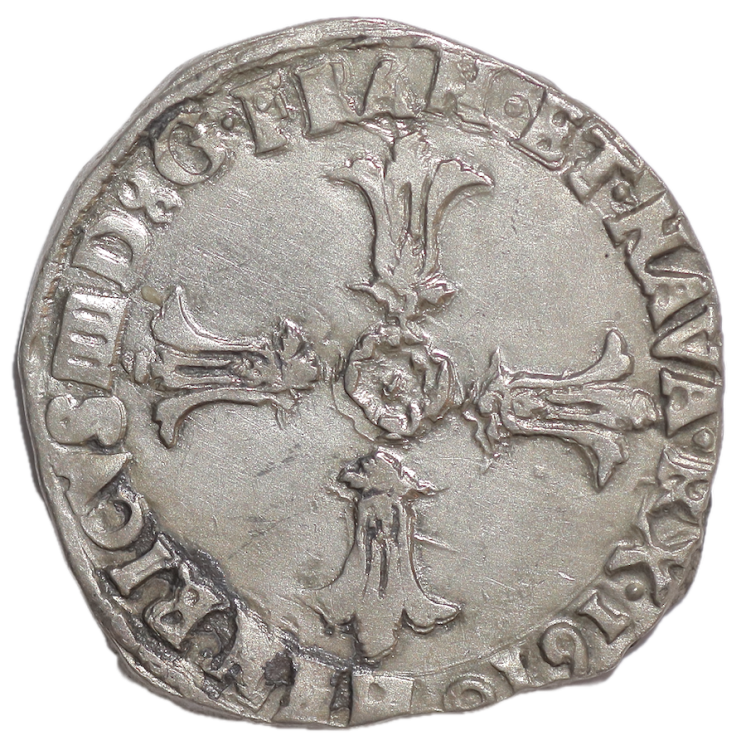 France - Henri IV (1589-1610), 1/4 d'Ecu, 1610, K (Bordeaux)