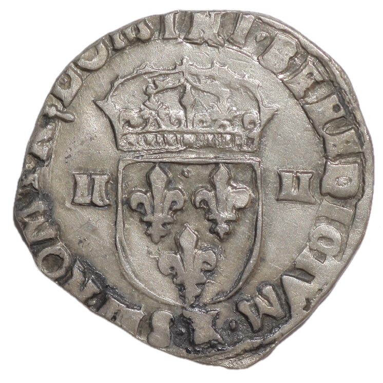France - Henri IV (1589-1610), 1/4 d'Ecu, 1610, K (Bordeaux)