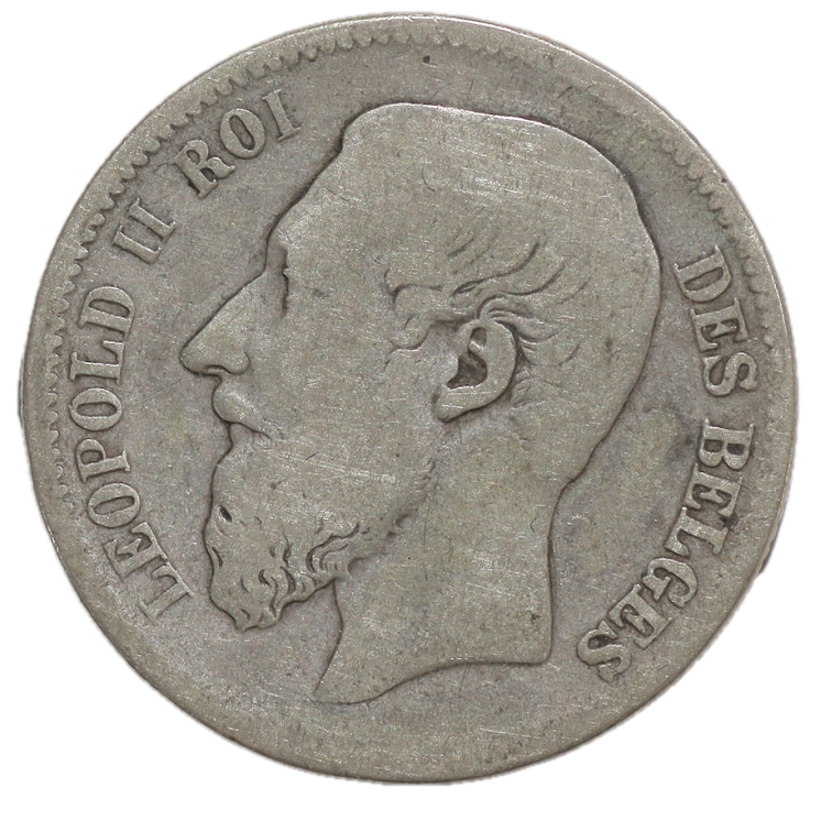 Belgique - Leopold II (1865-1909), 2 Francs, 1867