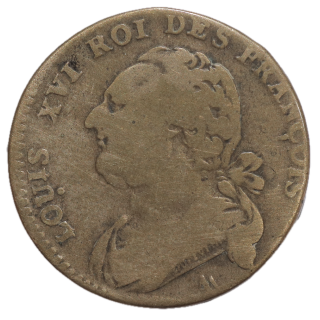 France - Louis XVI (1774-1793), 12 deniers, 1791, AA (Metz)