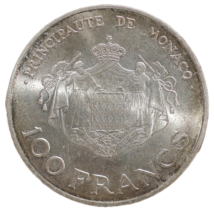 Monaco - Rainier III (1949-2005), 100 Francs, 1982