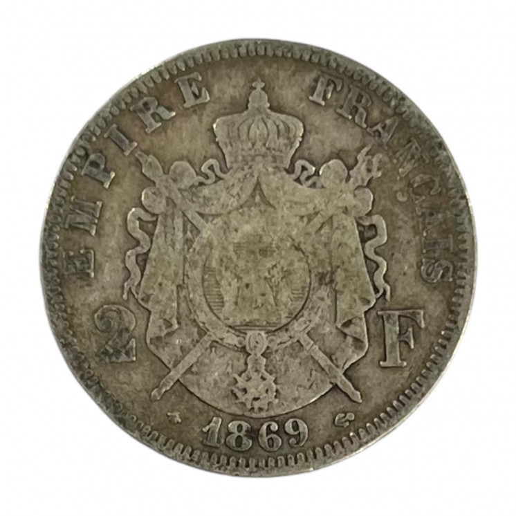 2 Francs Napoléon III 1869 A Argent