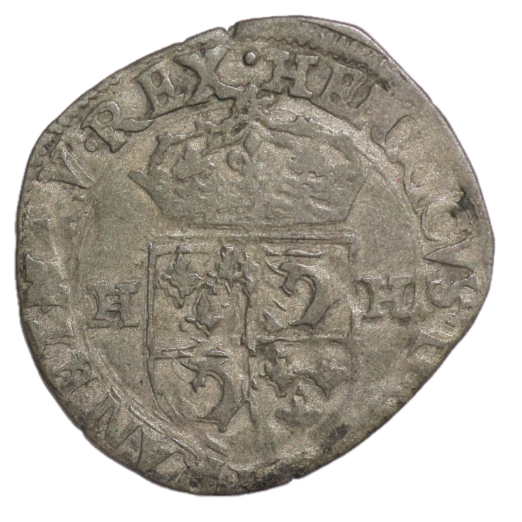 France - Henri IV (1589-1610), Douzain de Dauphiné, 1595, Z (Grenoble)