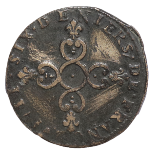 France - Louis XIII (1610-1643), Denier Dardenne, & (Aix-en-Provence)