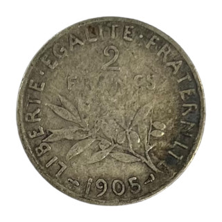 2 Francs Semeuse 1905 Argent